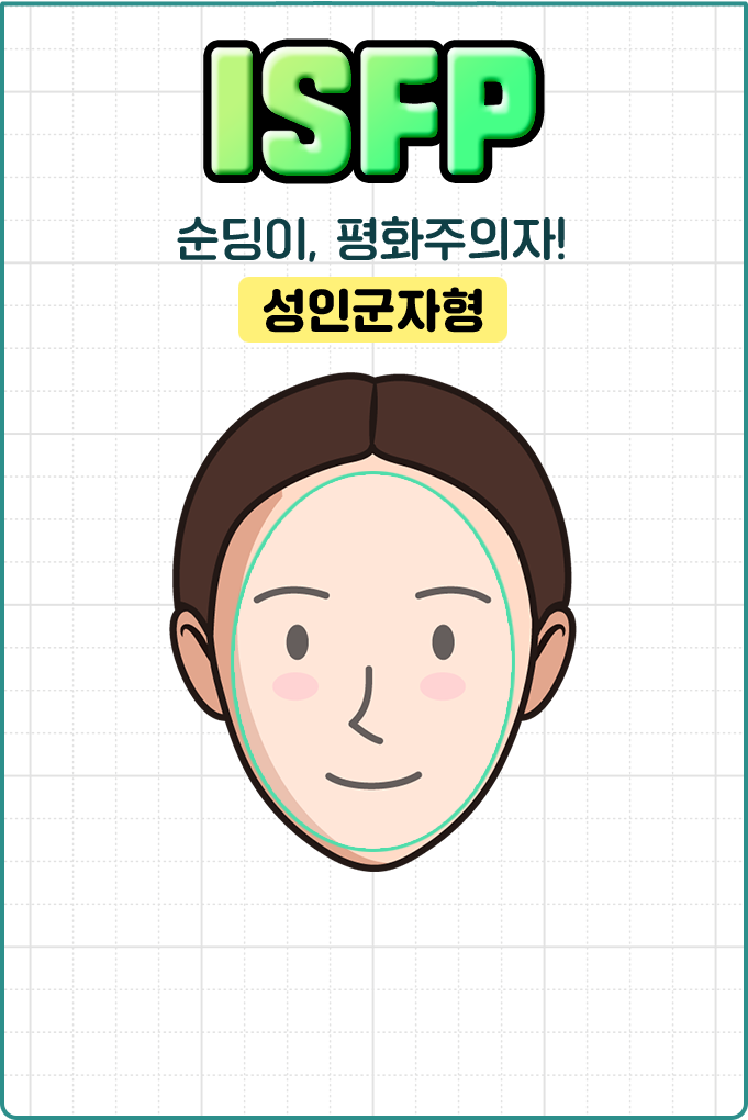 isfp순딩이, 평화주의자! 성인군자형