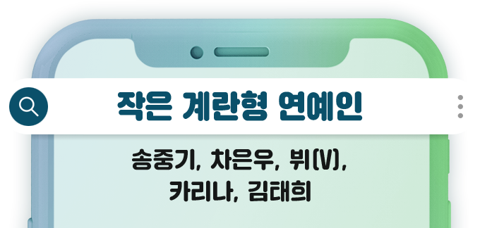 작은 계란형 연예인