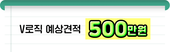 v로직 예상견적 500만원