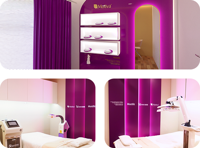 모티핏 전용 PRIVATE CARE ZONE 이미지