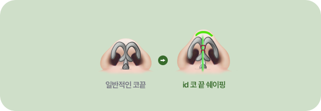 자려한코 코끝