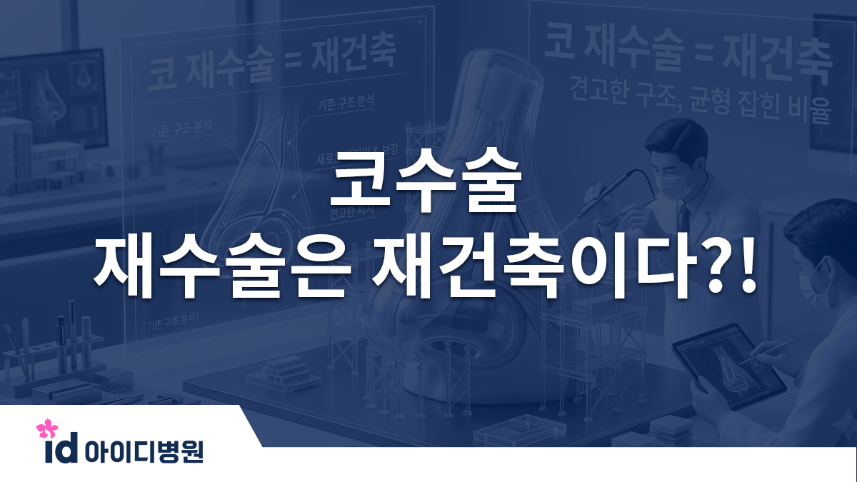 코수술 특히 재수술은 재건축이다