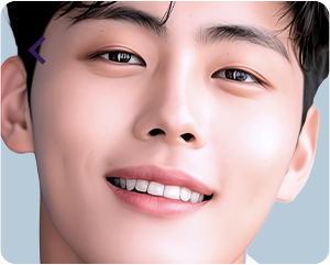 남자 무쌍눈매교정